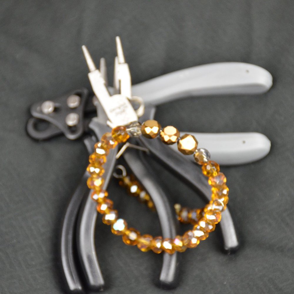 Earth Toned Memory Wire Bracelet